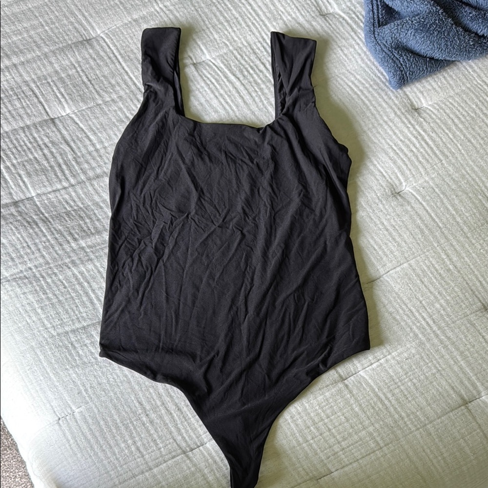 Aerie Smoothiez square neck bodysuit